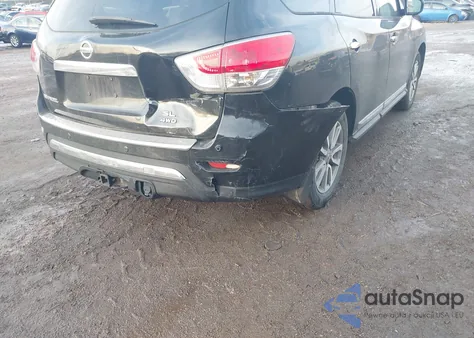 2014 Nissan Pathfinder Sl z USA, uszkodzony, nr VIN 5N1AR2MM3EC689777